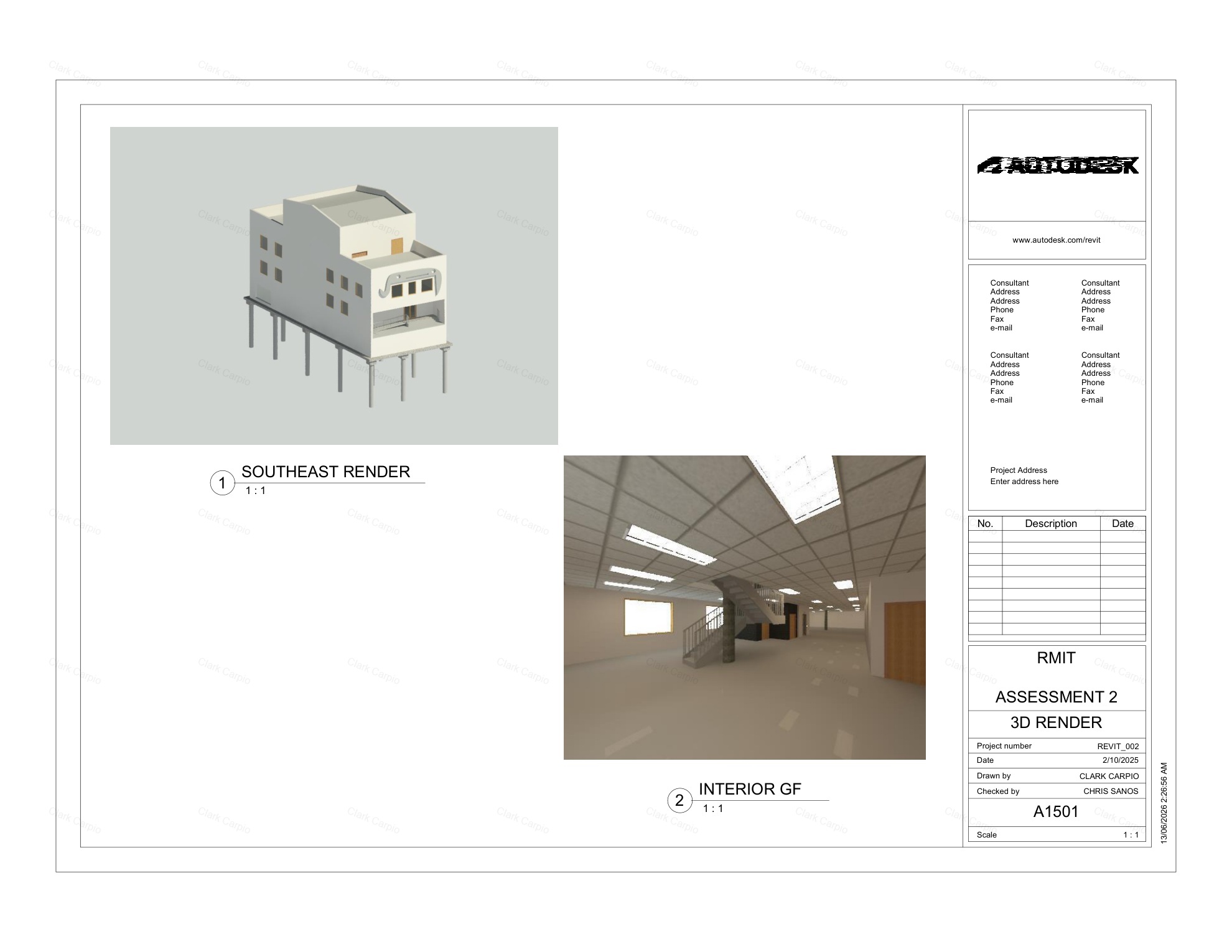 Multi-Level Commercial Building render
